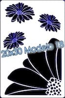 - Stencil 20x30cm Modelo 018 -